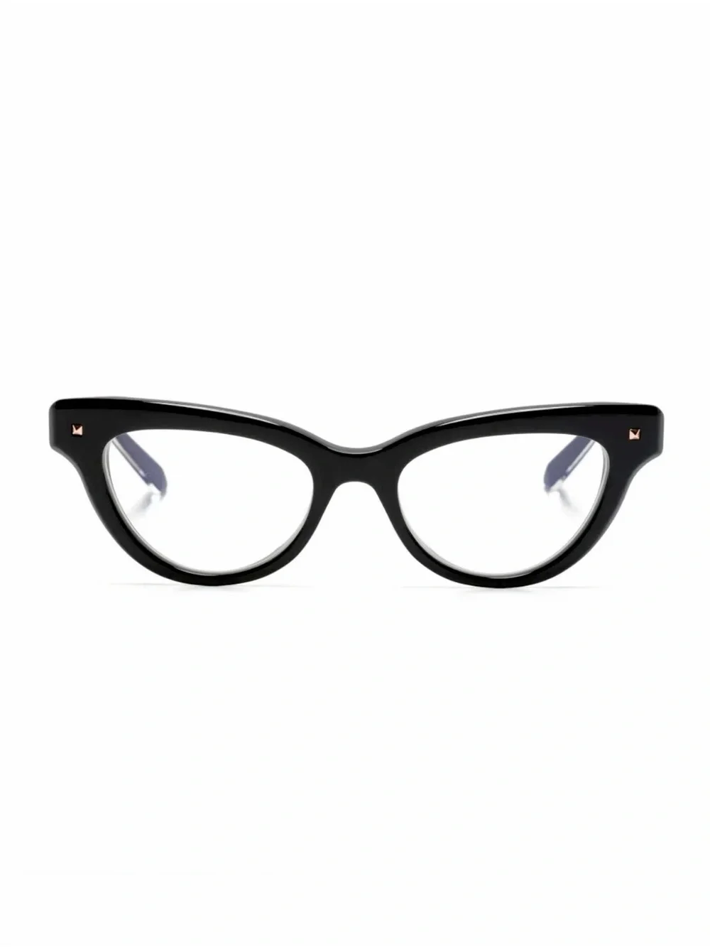 New Valentino V ESSENTIAL ll VLX 124A Black Cat Eye Glasses Authentic